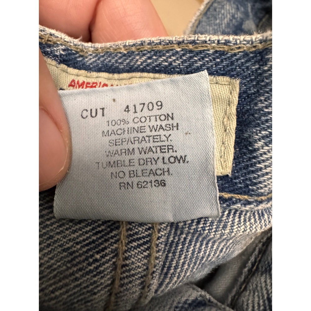 Vintage GUESS Jeans USA High Rise Mom Jeans Size 30 100% Cotton Made in USA - Picture 8 of 9